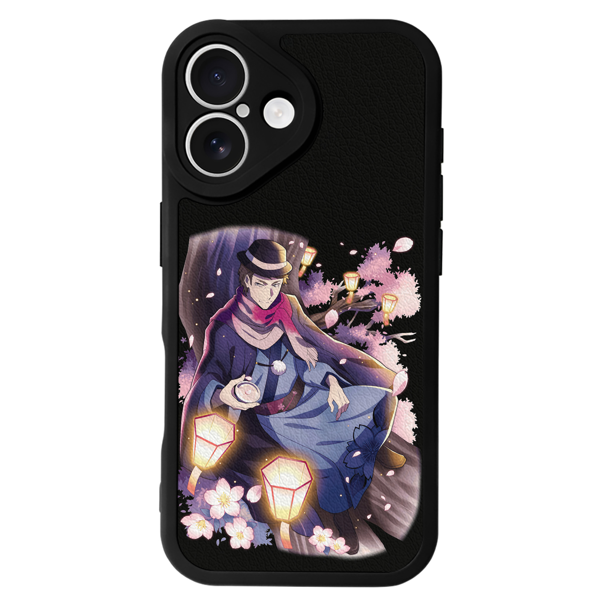 （画像用） 文豪ストレイドッグス Bungo Stray Dogs 【iPhone 16シリーズ対応】シリコンスマホケース（レザー調） 材質：シリコン